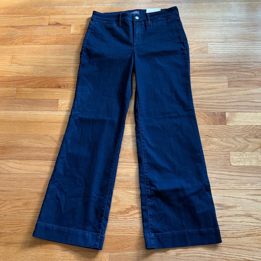 NYDJ wide leg‎ blue jeans 10/32”inseam P01
